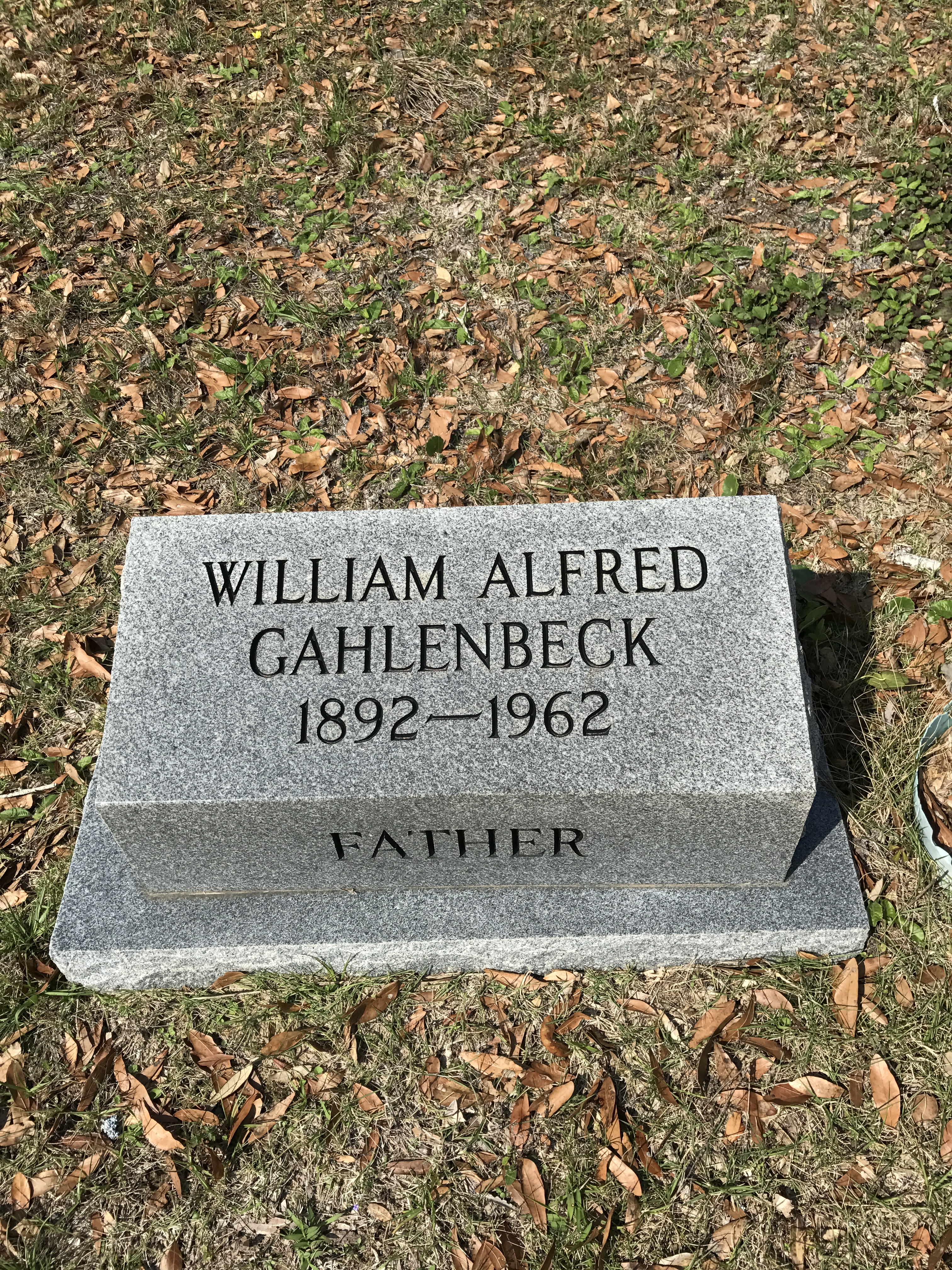 William Alfred Gahlenbeck